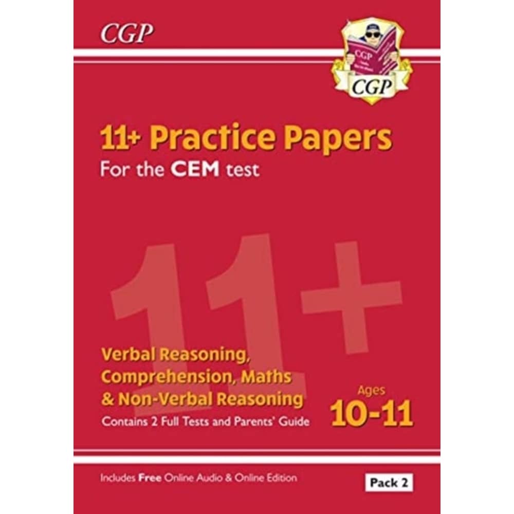 New 11+ CEM Practice Papers: Ages 10-11 - Pack 2 (with Parents' Guide & Online Edition) New 11+ CEM Practice Papers: Ages 10-11 - Pack 2 (with Parents' Guide & Online Edition)
