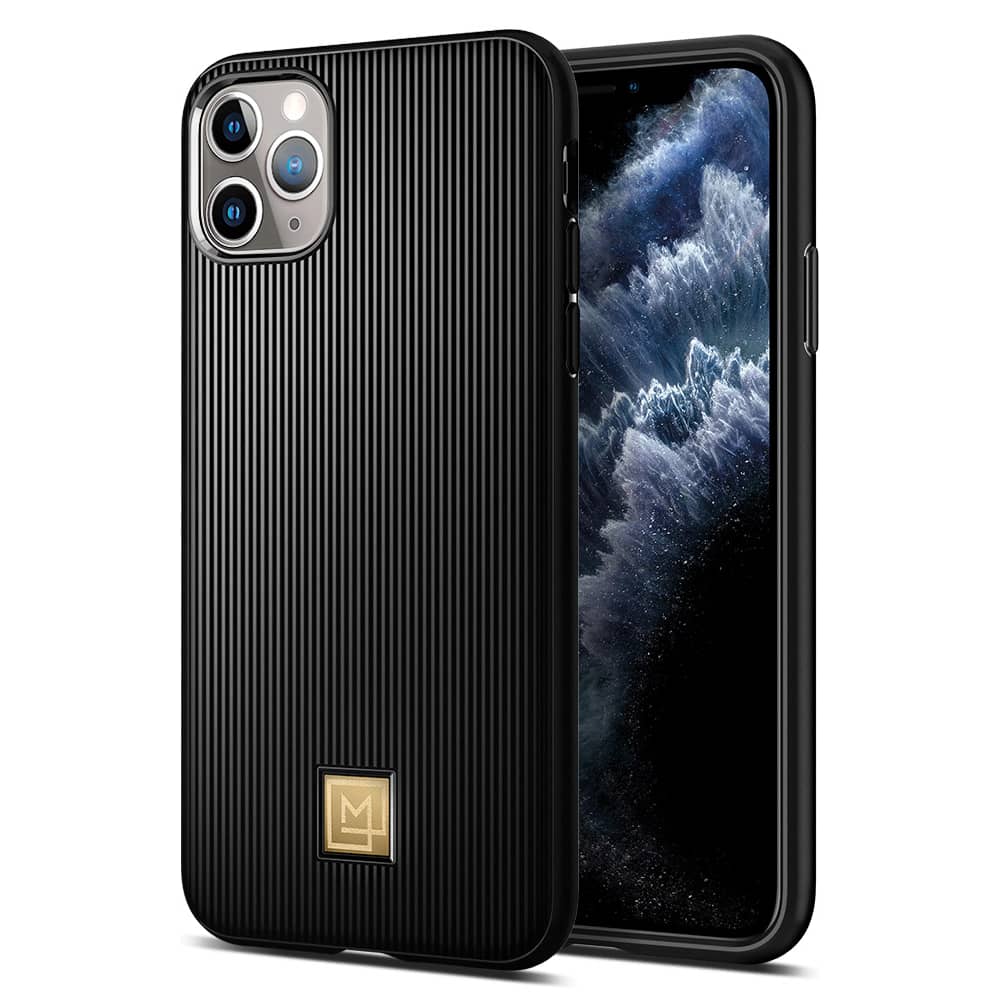 Spigen La Manon Classy Designed For Iphone 11 Pro Max Case Cover - Black