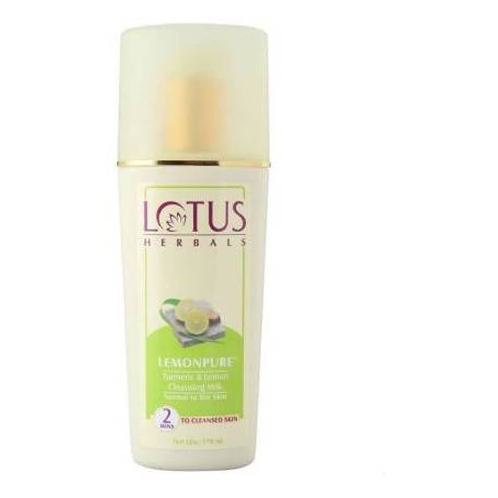 Lotus Herbals Lemonpure Turm & Lemon Cleansing Milk 170ml Lotus Herbals Lemonpure Turm & Lemon Cleansing Milk 170ml