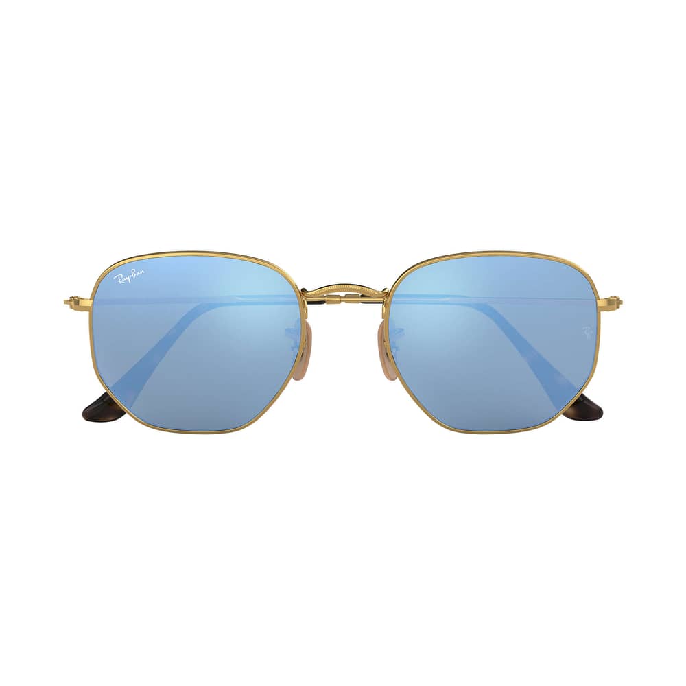 Ray-Ban Hexagonal Gold Sunglasses Unisex RB3548N 001/90 Ray-Ban Hexagonal Gold Sunglasses Unisex RB3548N 001/90