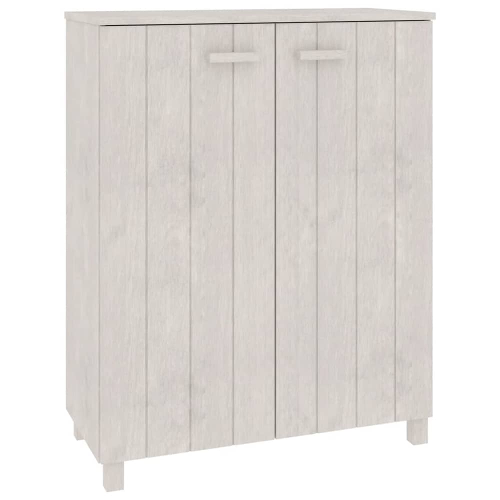 vidaXL Shoe Cabinet HAMAR White 85x40x108 cm Solid Wood Pine vidaXL Shoe Cabinet HAMAR White 85x40x108 cm Solid Wood Pine