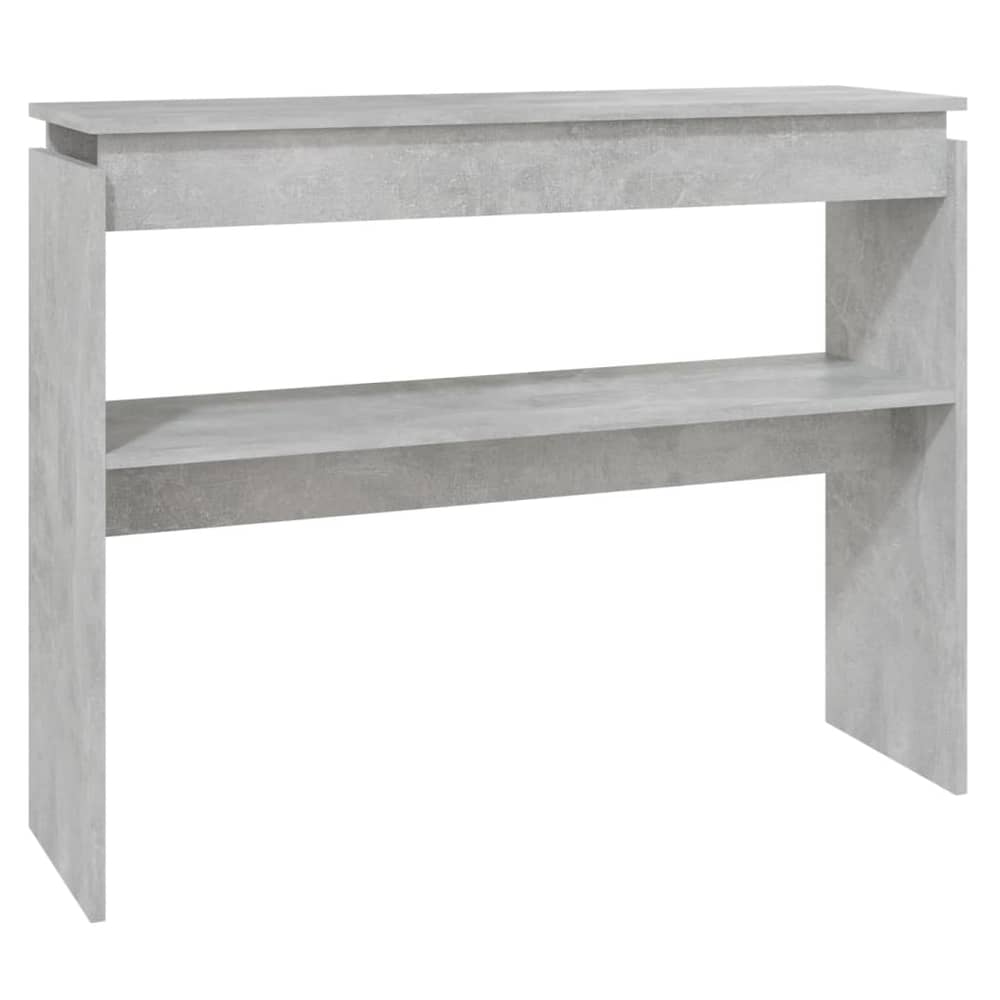 Vidaxl Console Table Concrete Grey 102x30x80 Cm Engineered Wood Vidaxl Console Table Concrete Grey 102x30x80 Cm Engineered Wood