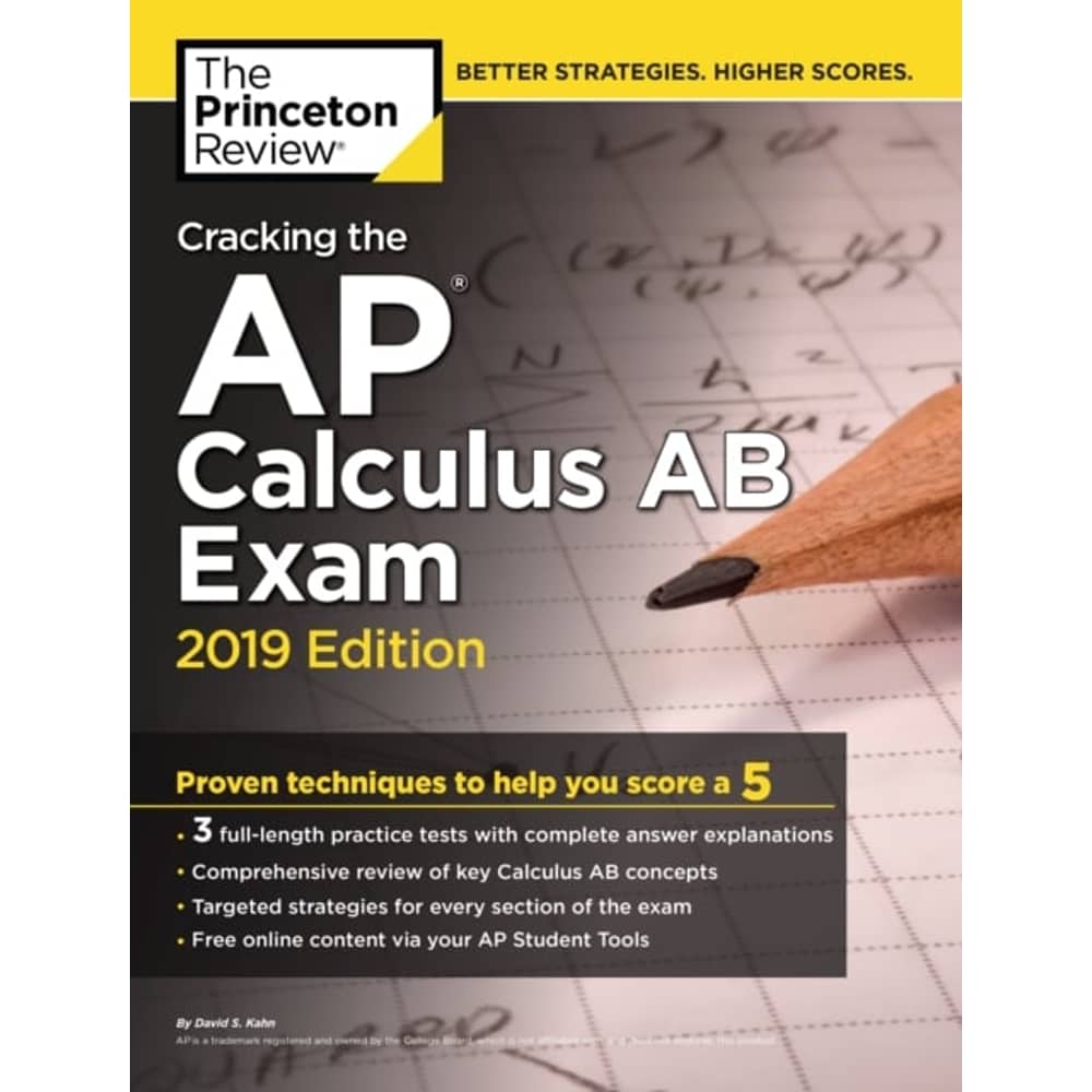 Cracking The Ap Calculus Ab Exam 2019 Edition Cracking The Ap Calculus Ab Exam 2019 Edition