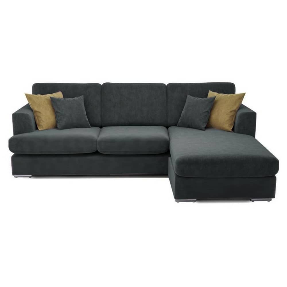 Galaxy Design Freya L Shape Sofa Grey