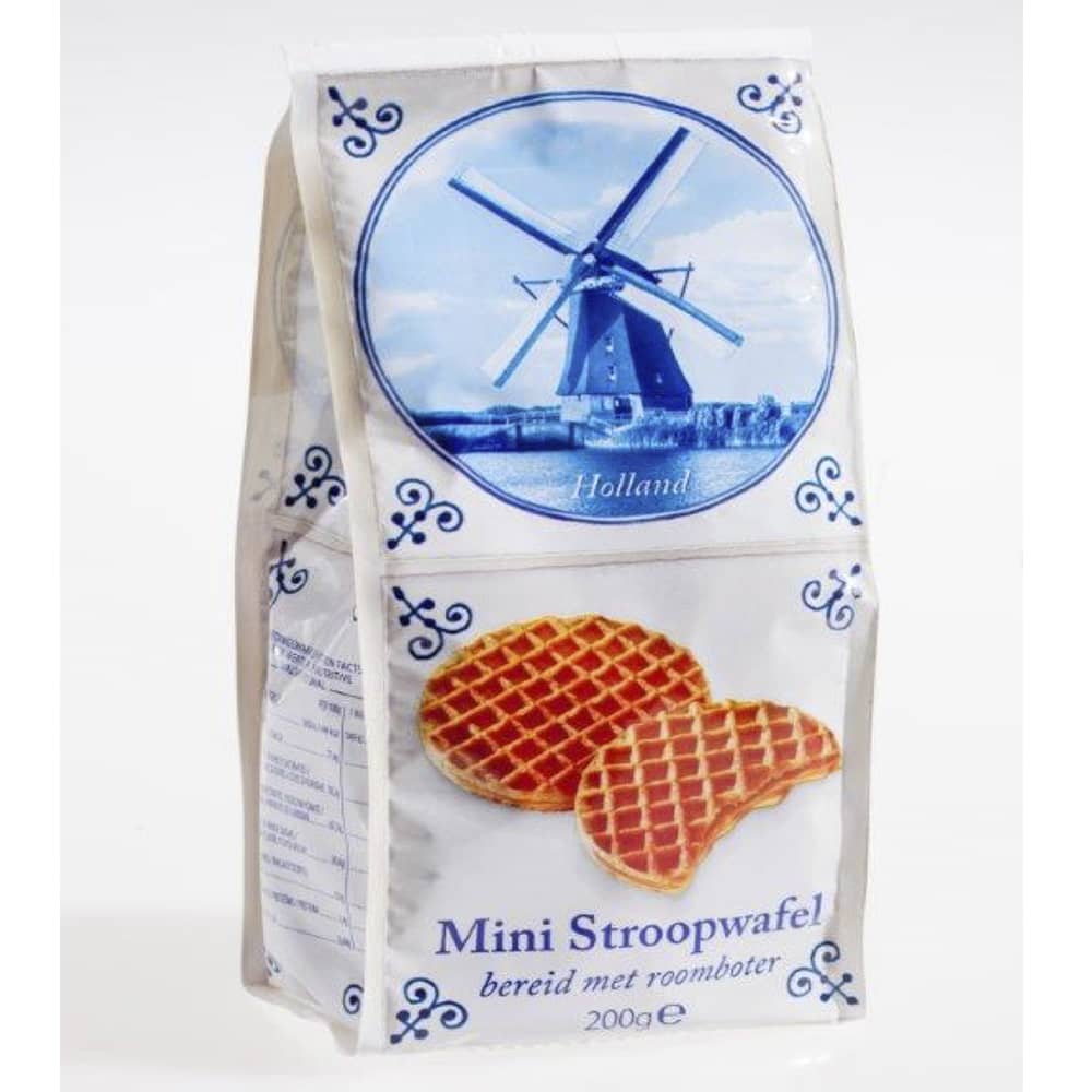 Stroopwafels Mini Syrup Wafers 12X200g Pouch