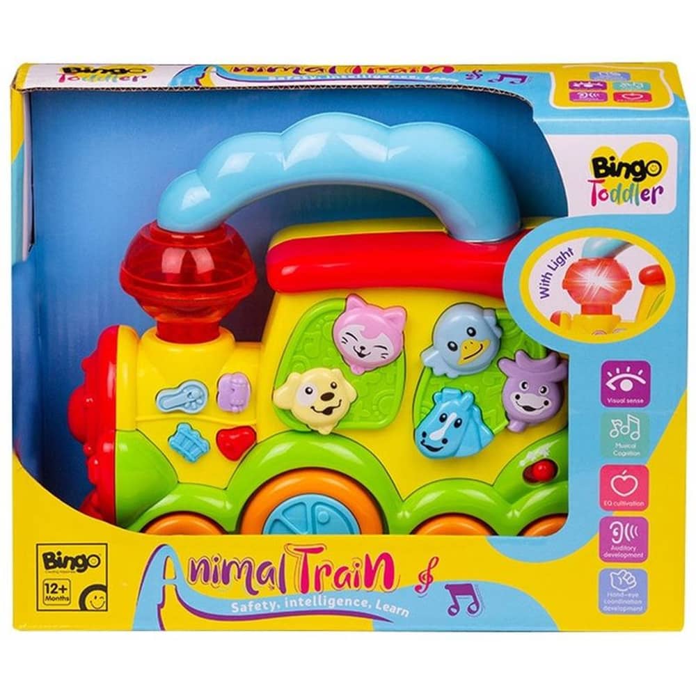 Bingo HK0123 Toddler Animal Train Portable Bingo HK0123 Toddler Animal Train Portable