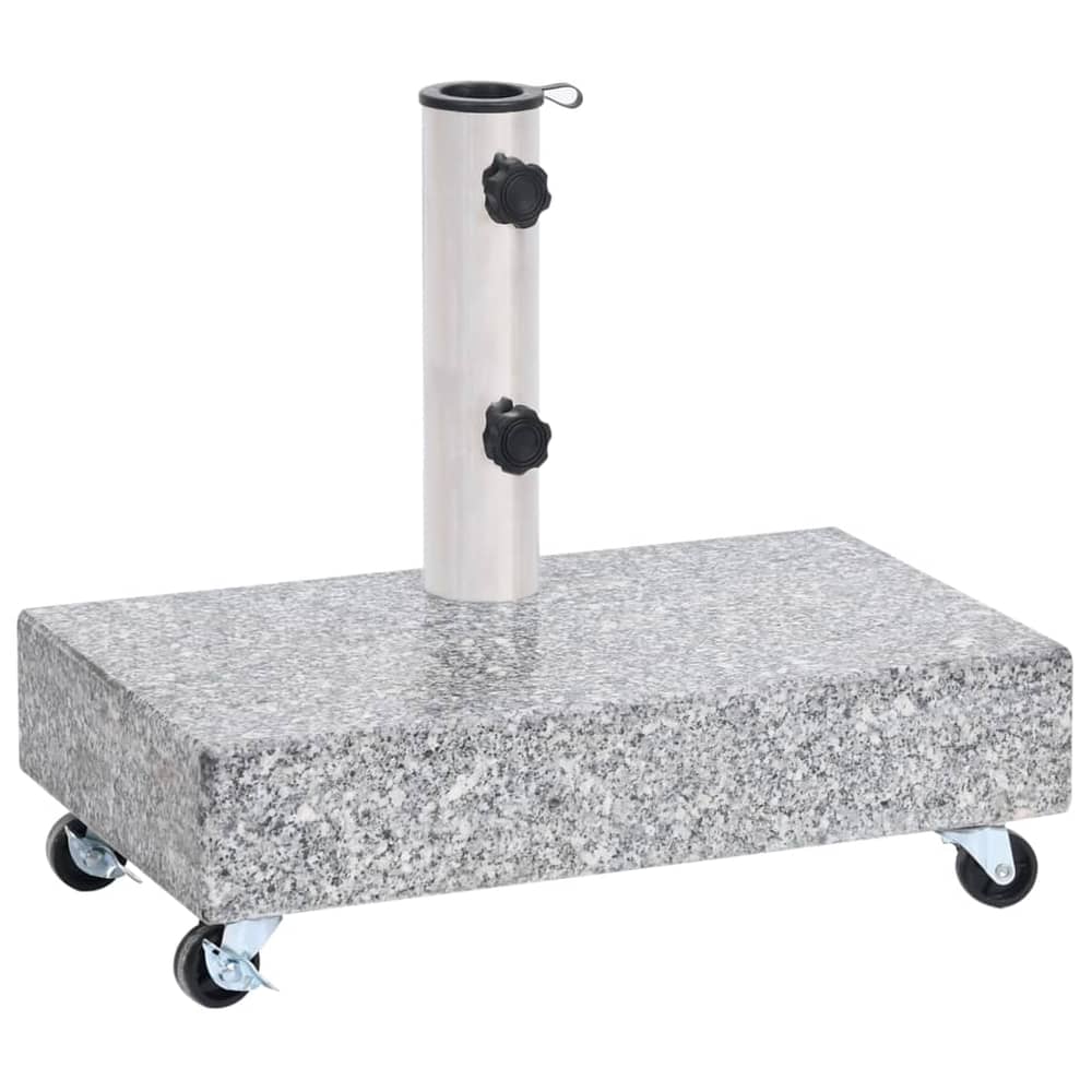 Vidaxl Umbrella Base Light Grey 45x25x8.3 Cm Granite Vidaxl Umbrella Base Light Grey 45x25x8.3 Cm Granite