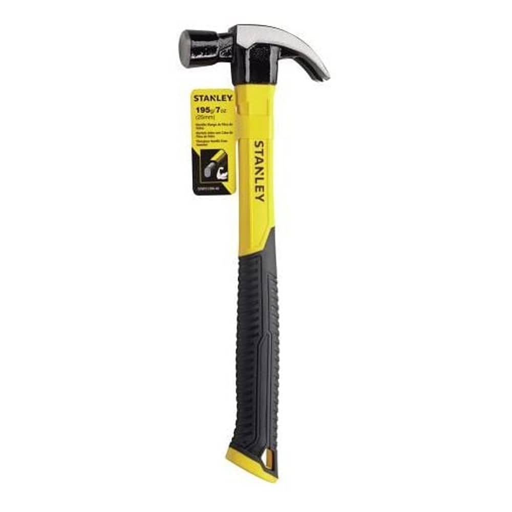 Stanley 7oz Fiberglass Handle Claw Hammer STHT51390