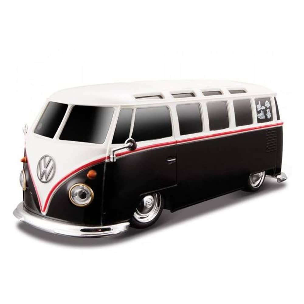 Maisto Tech 81144BLK RC VW Samba Van Black 1:24 - Color May Vary