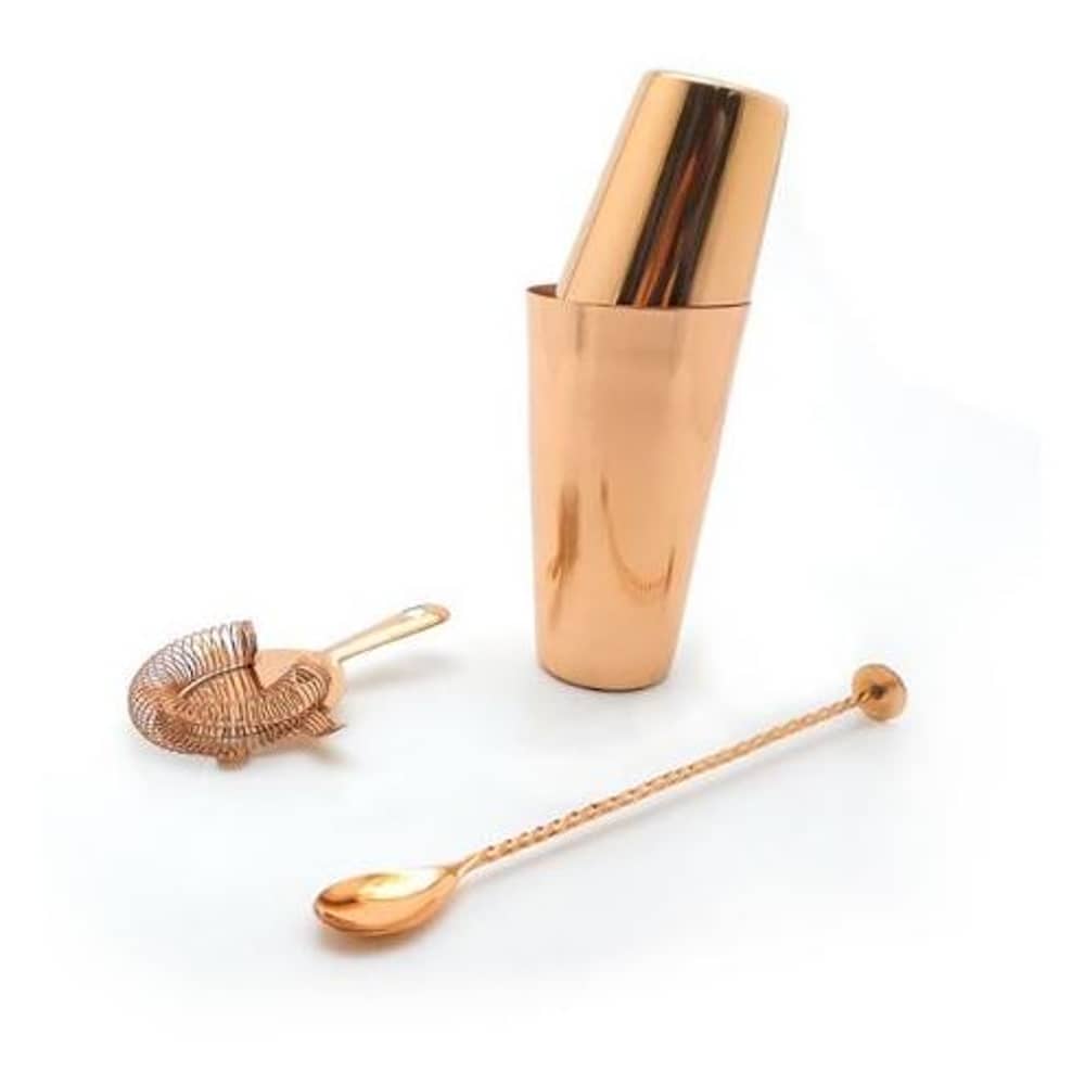 Boston Shaker Basic Copper Plated Tools