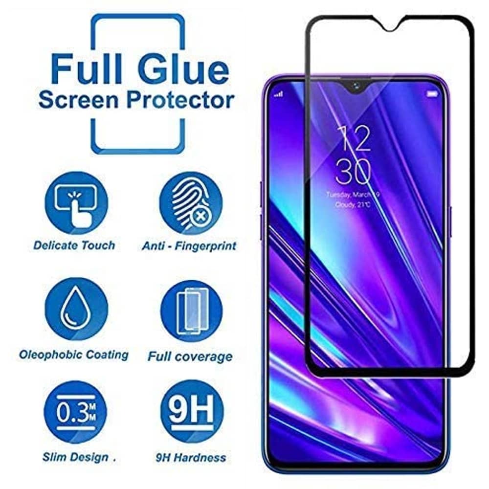 Urban Utility Screen protector Tempered Glass Made For Redmi Note 8 - Black