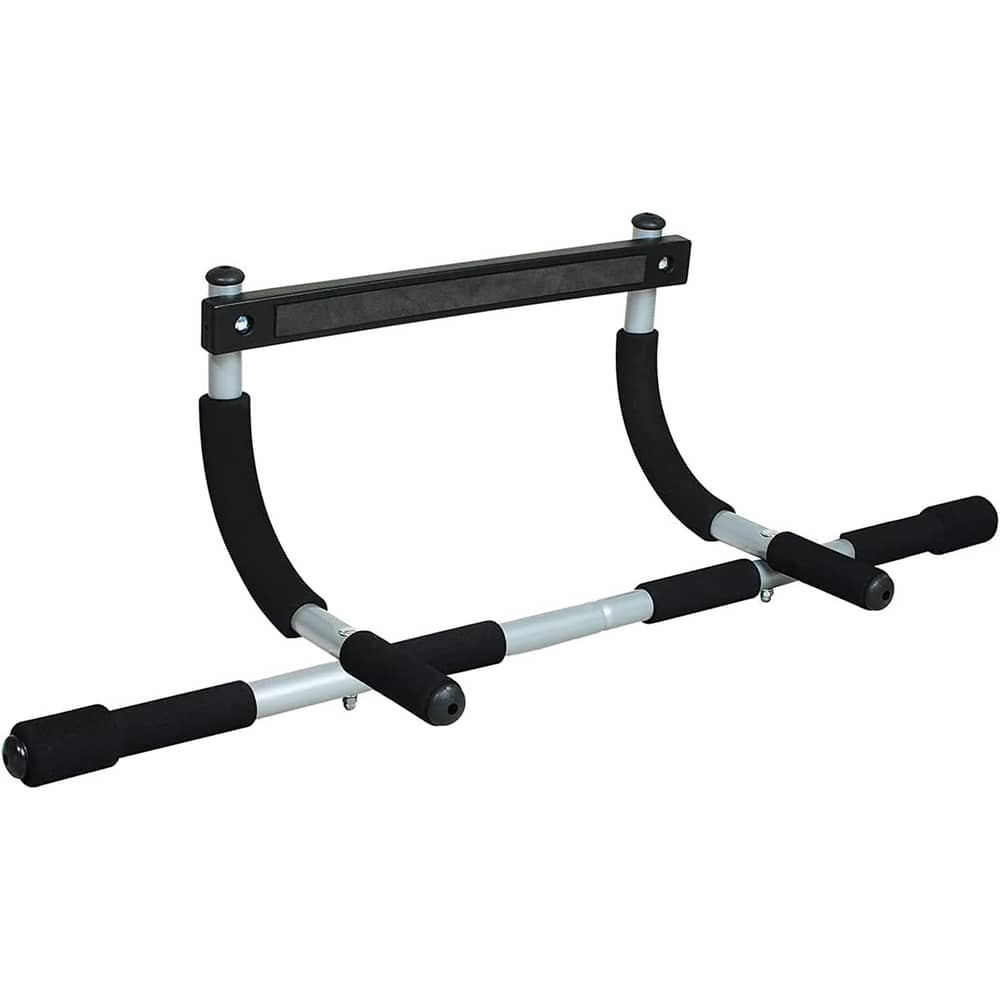 ULTIMAX Total Upper Body Workout Bar Pull up bar Doorway Heavy Duty Chin up bar Trainer for Home Gym Doorway Pull up bar or dip bar