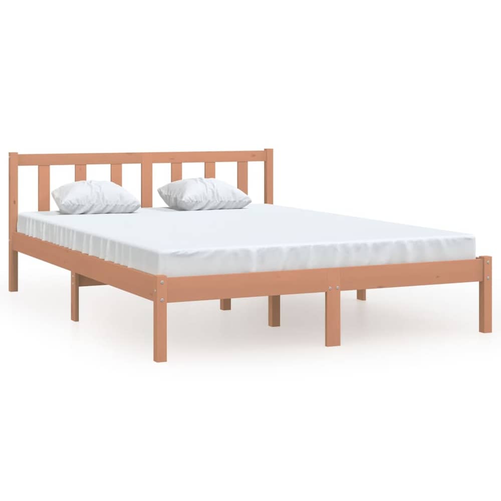 vidaXL Bed Frame Honey Brown Solid Pinewood 120x200 cm vidaXL Bed Frame Honey Brown Solid Pinewood 120x200 cm