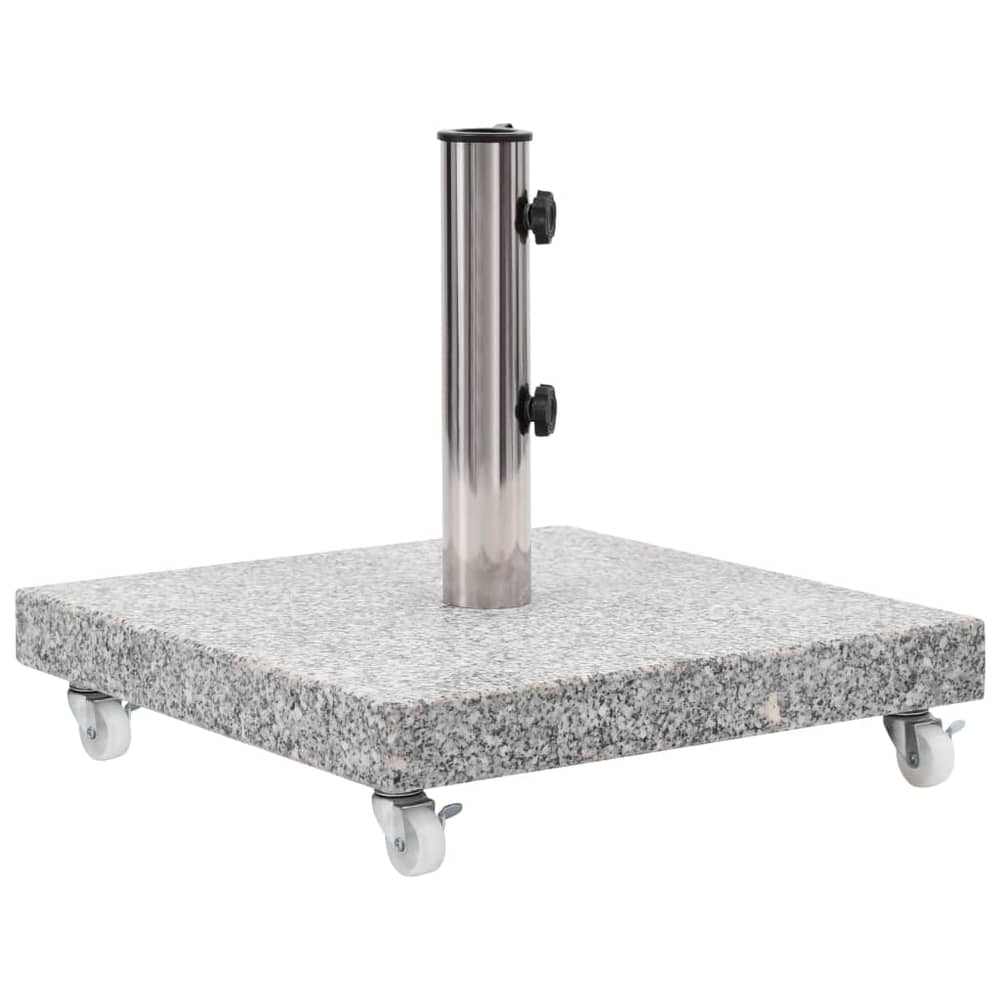 Vidaxl Parasol Base Granite 30 Kg Square Grey Vidaxl Parasol Base Granite 30 Kg Square Grey