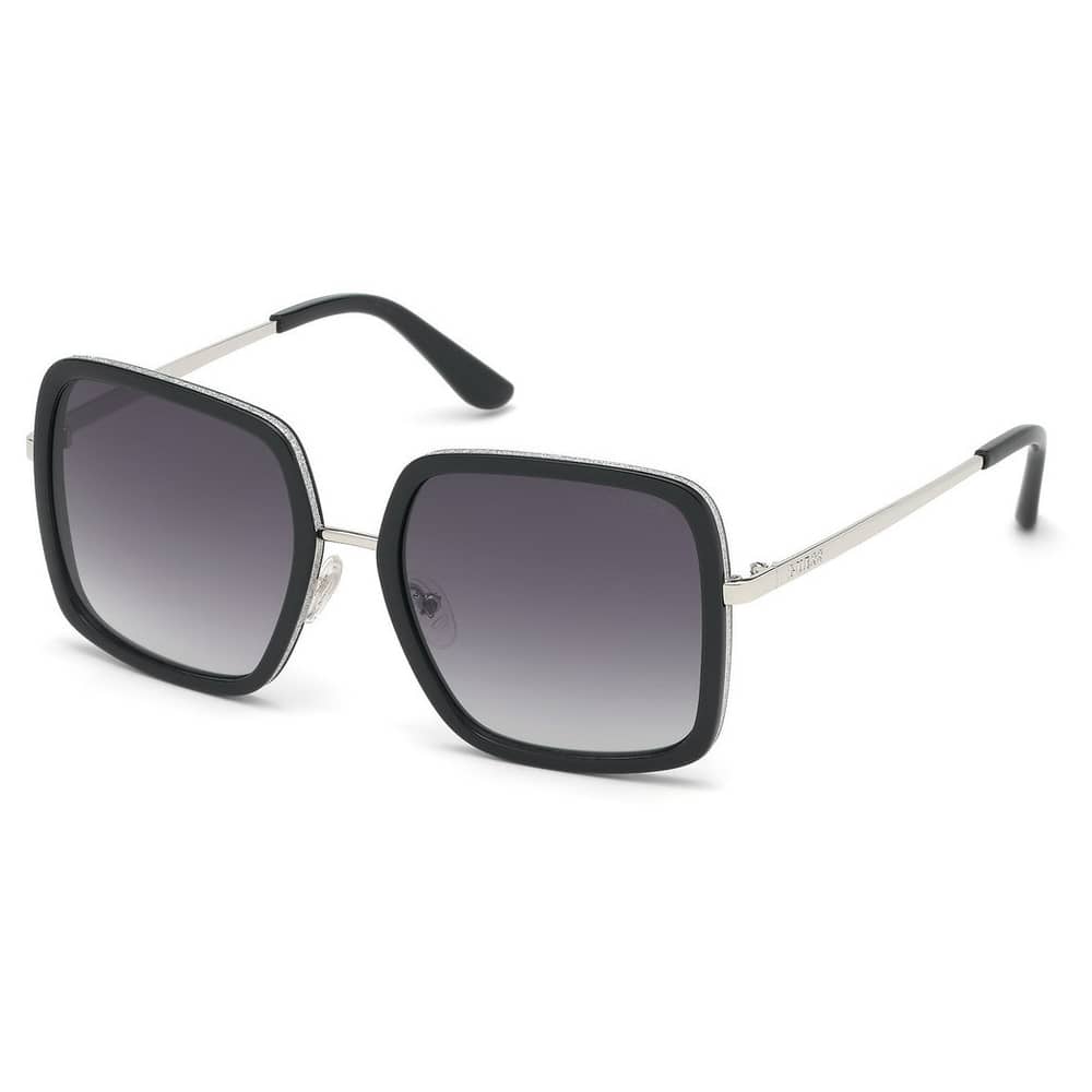 Guess GU7602-01B-56 Women's Sunglass Shiny Black/Grad Smoke Guess GU7602-01B-56 Women's Sunglass Shiny Black/Grad Smoke