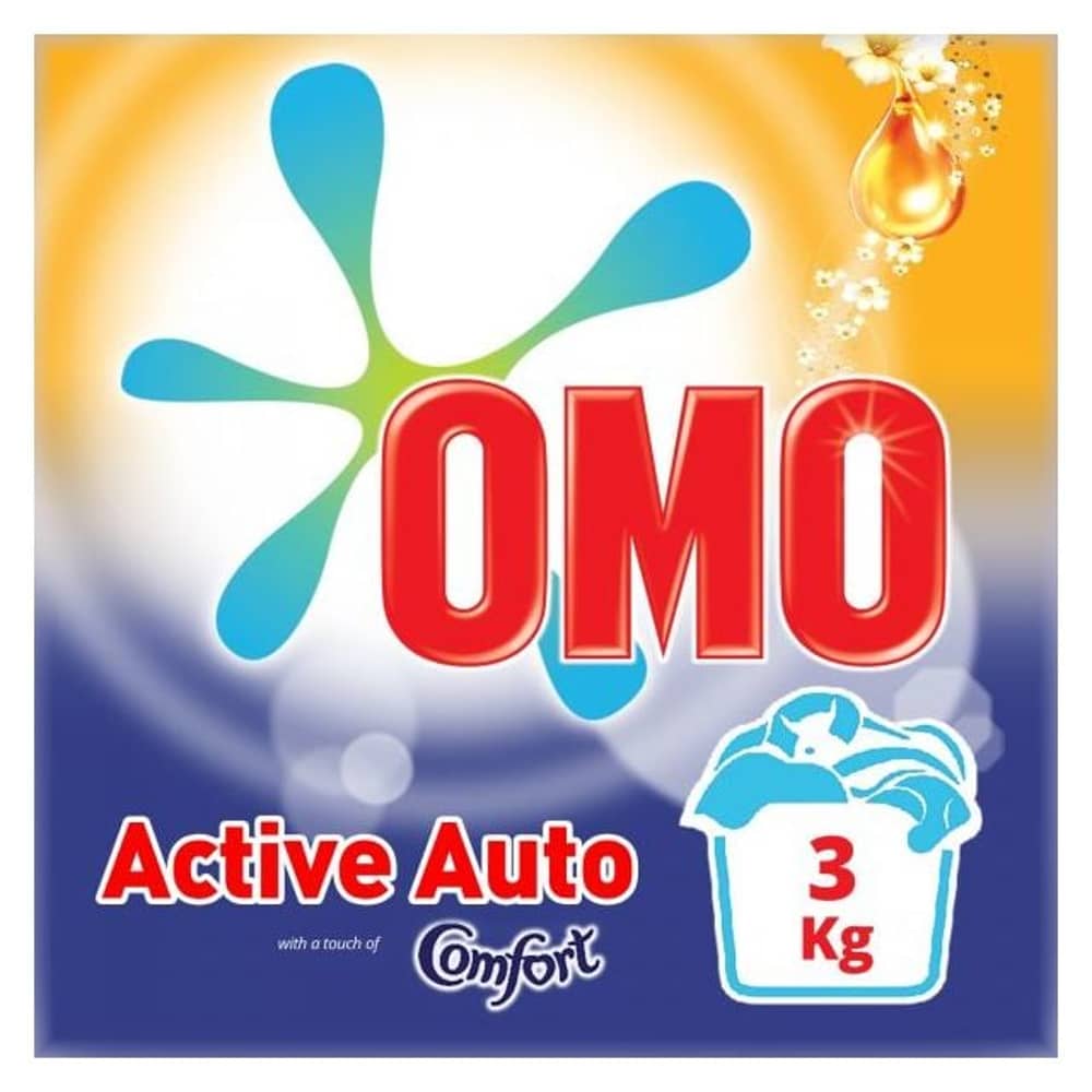 OMO Active Auto comfort Detergent Powder 3kg