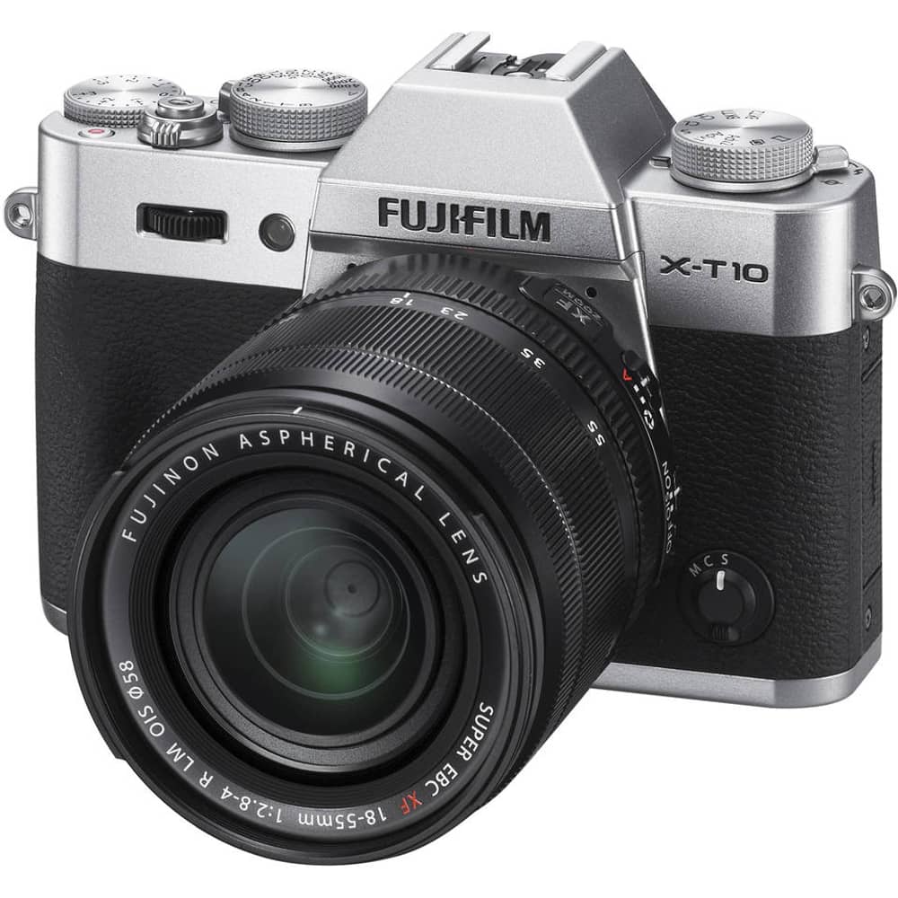 Fujifilm X-T10 Mirrorless Digital Camera Silver With XF 18-55mm Lens Fujifilm X-T10 Mirrorless Digital Camera Silver With XF 18-55mm Lens