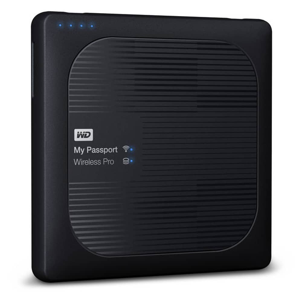 Western Digital My Passport Wireless Pro 1TB Black WDBVPL0010BBKEESN Western Digital My Passport Wireless Pro 1TB Black WDBVPL0010BBKEESN