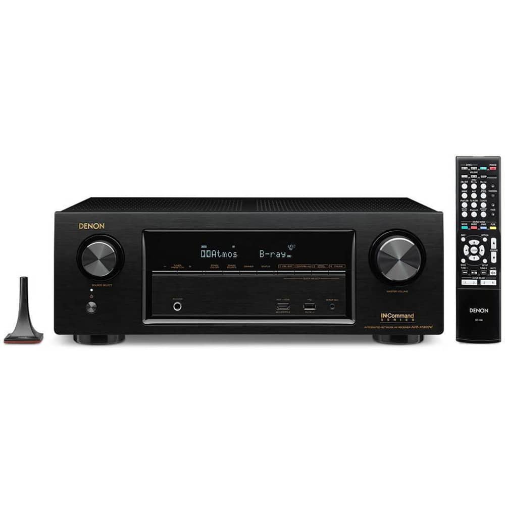 Denon AVRX3300W AV Receiver Black Denon AVRX3300W AV Receiver Black