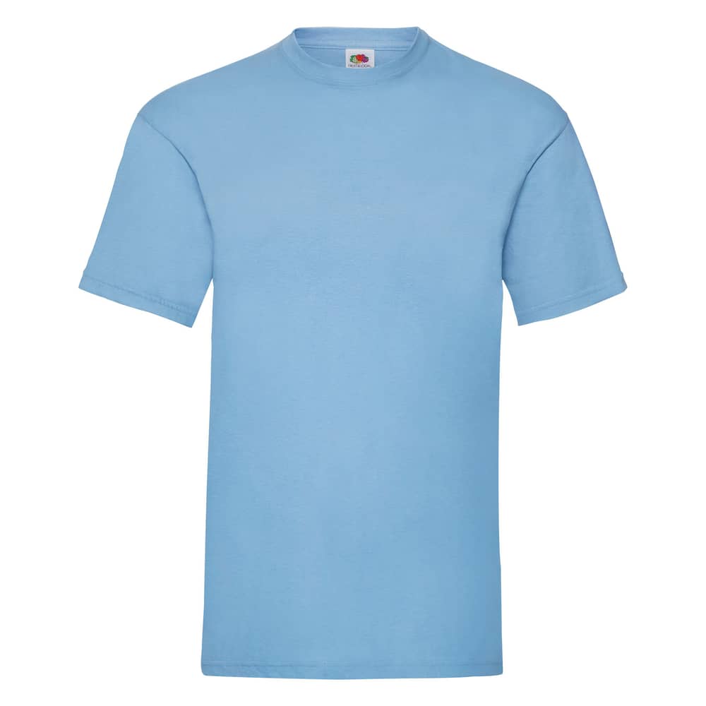 Fruit Of The Loom Valueweight T-Shirt Sky Blue Small