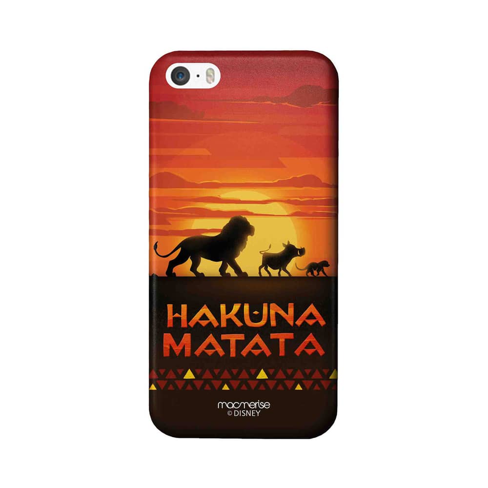 Macmerise Hakuna Matata - Sleek Phone Case For Iphone 5/5s