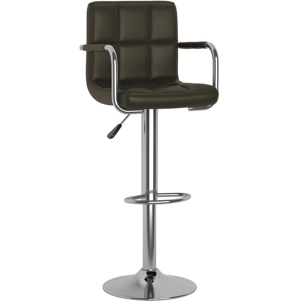 Vidaxl Bar Stool Brown Faux Leather Vidaxl Bar Stool Brown Faux Leather