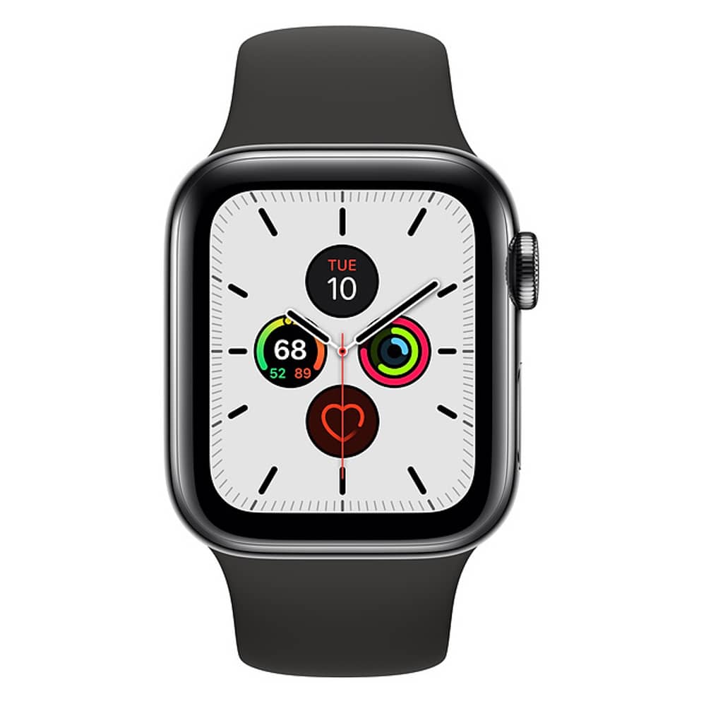 Apple Watch Series 5 GPS + Cellular 40mm Space Black Stainless Steel Case with Black Sport Band Pre order Apple Watch Series 5 GPS + Cellular 40mm Space Black Stainless Steel Case with Black Sport Band Pre order