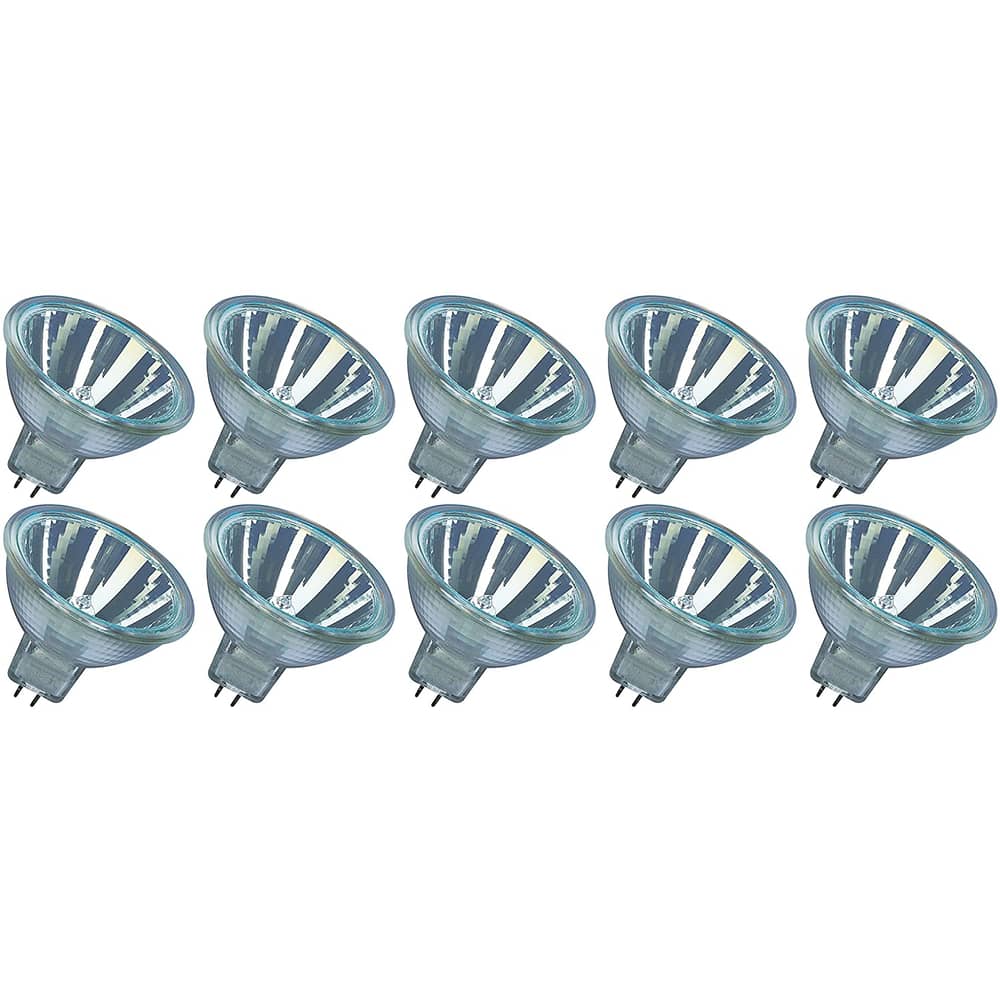 Osram Decostar 51s Halogen Lamp 12v 20w 36degree Gu 5.3 - 44860 Wfl - Pack Of 10 Light Bulbs