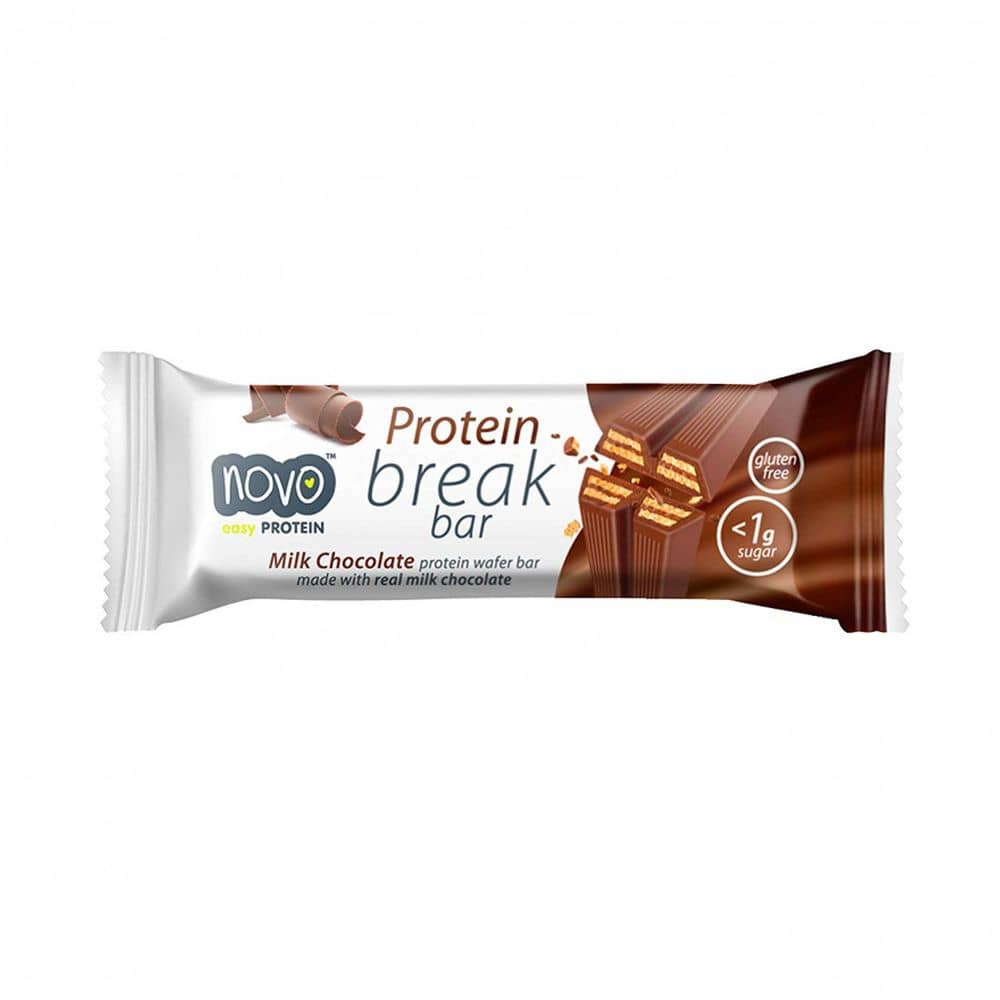 Novo Chocolate Protein Break Bar 21.5g Novo Chocolate Protein Break Bar 21.5g
