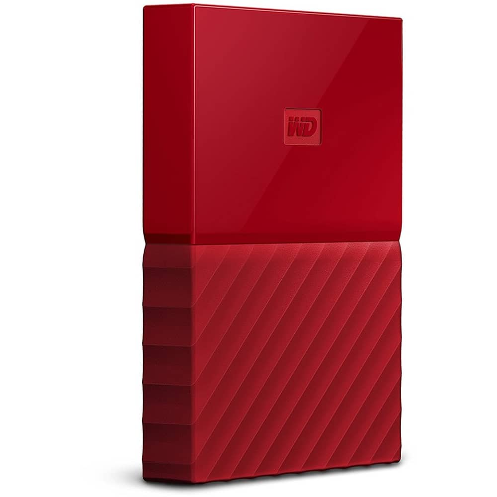 Western Digital WDBYNN0010BRD My Passport Hard Drive 1TB Red
