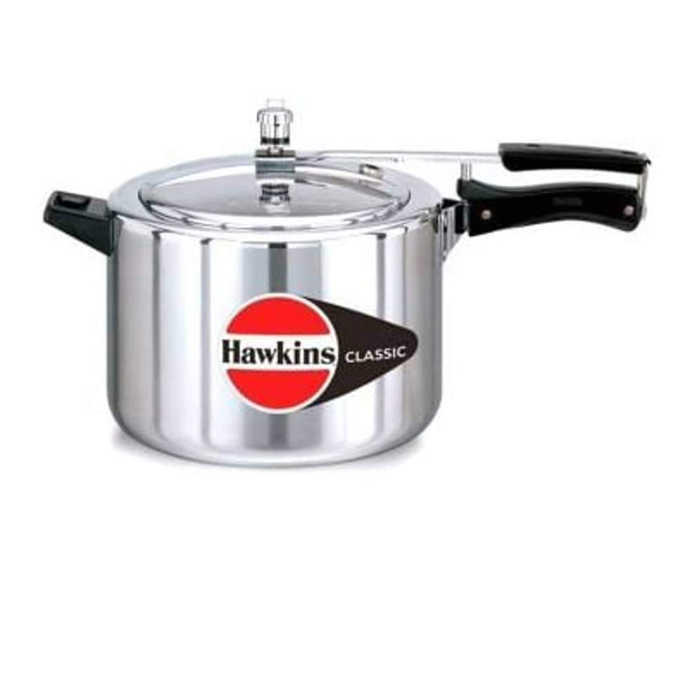 Hawkins Classic Alluminium Pressure Cooker 8L Silver