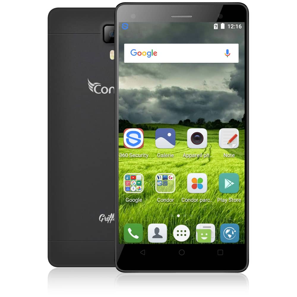 Condor Griffe T1 8GB Black 4G Dual Sim Smartphone