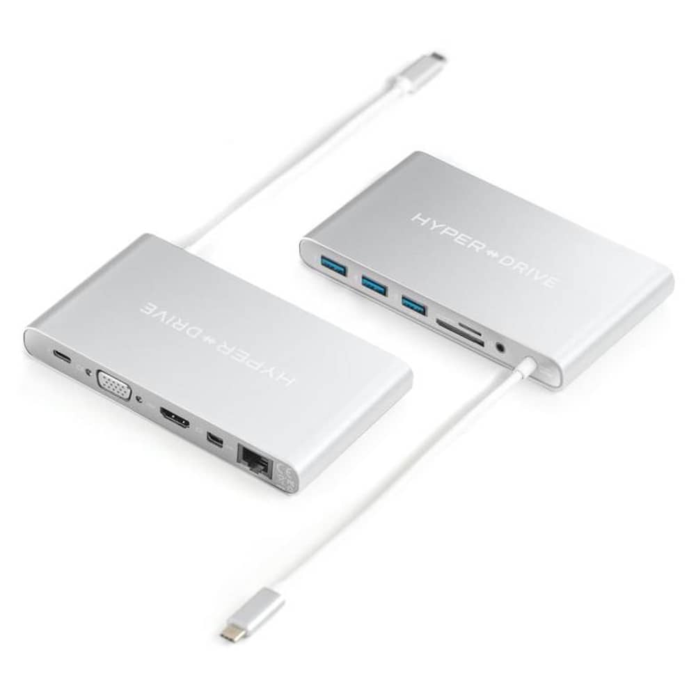 Hyper Drive GN30 USB Type C Ultimate Hub 11in1 Silver Hyper Drive GN30 USB Type C Ultimate Hub 11in1 Silver