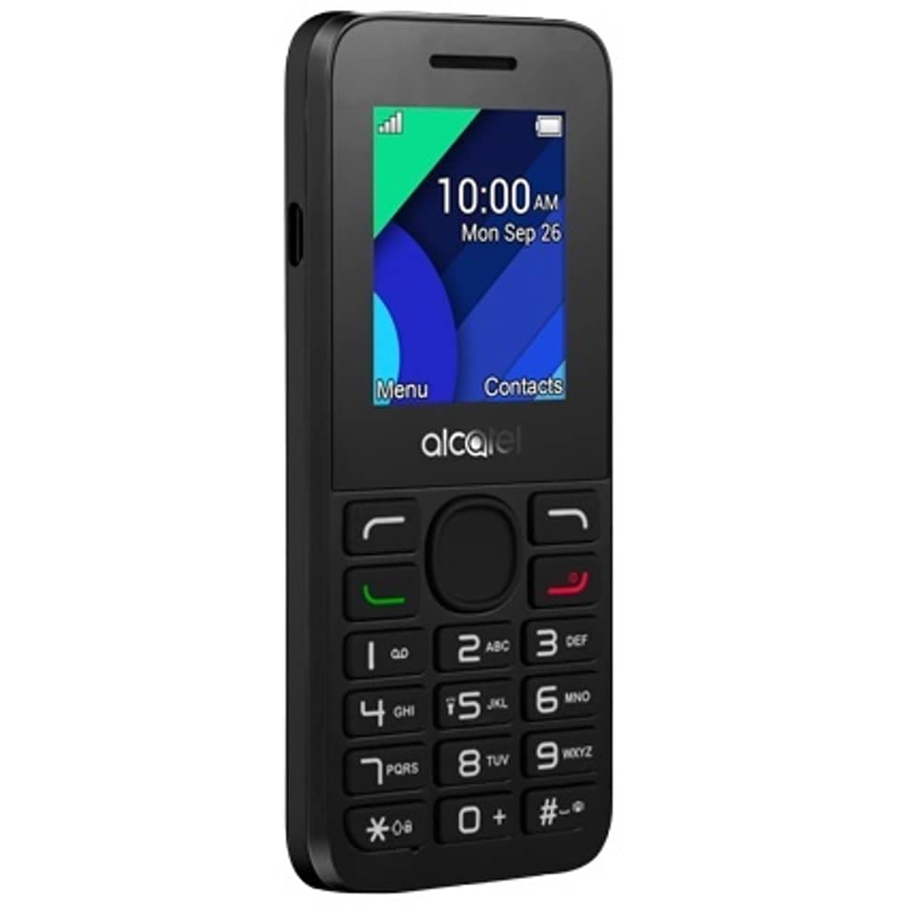 Alcatel 1054D Mobile Phone Black Charcoal Grey