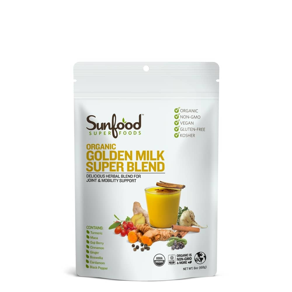 Sunfood Superfoods Organic Golden Milk Super Blend 6oz