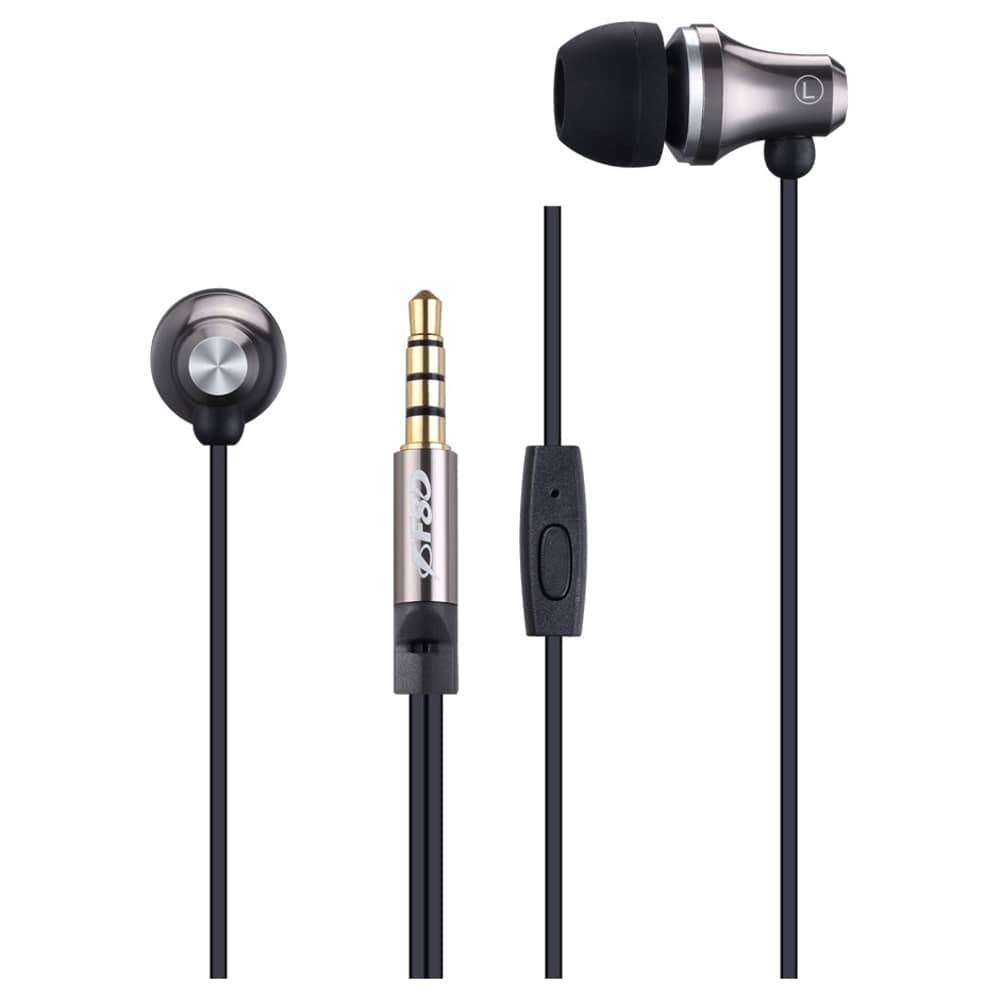 F&D Stereo Earphone Spiro Black - E220PLUS