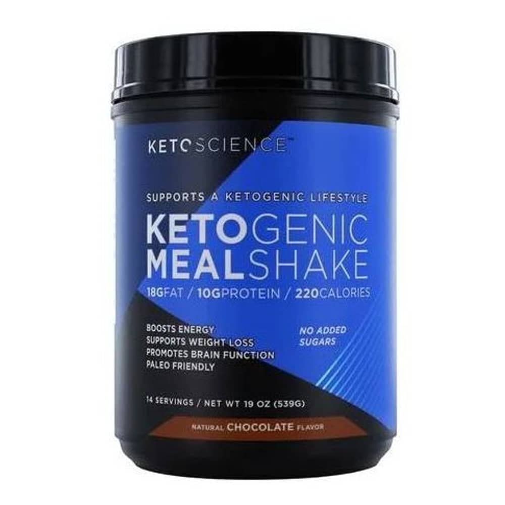 Keto Science Ketogenic Meal Shake Natural Chocolate Flavor 539g