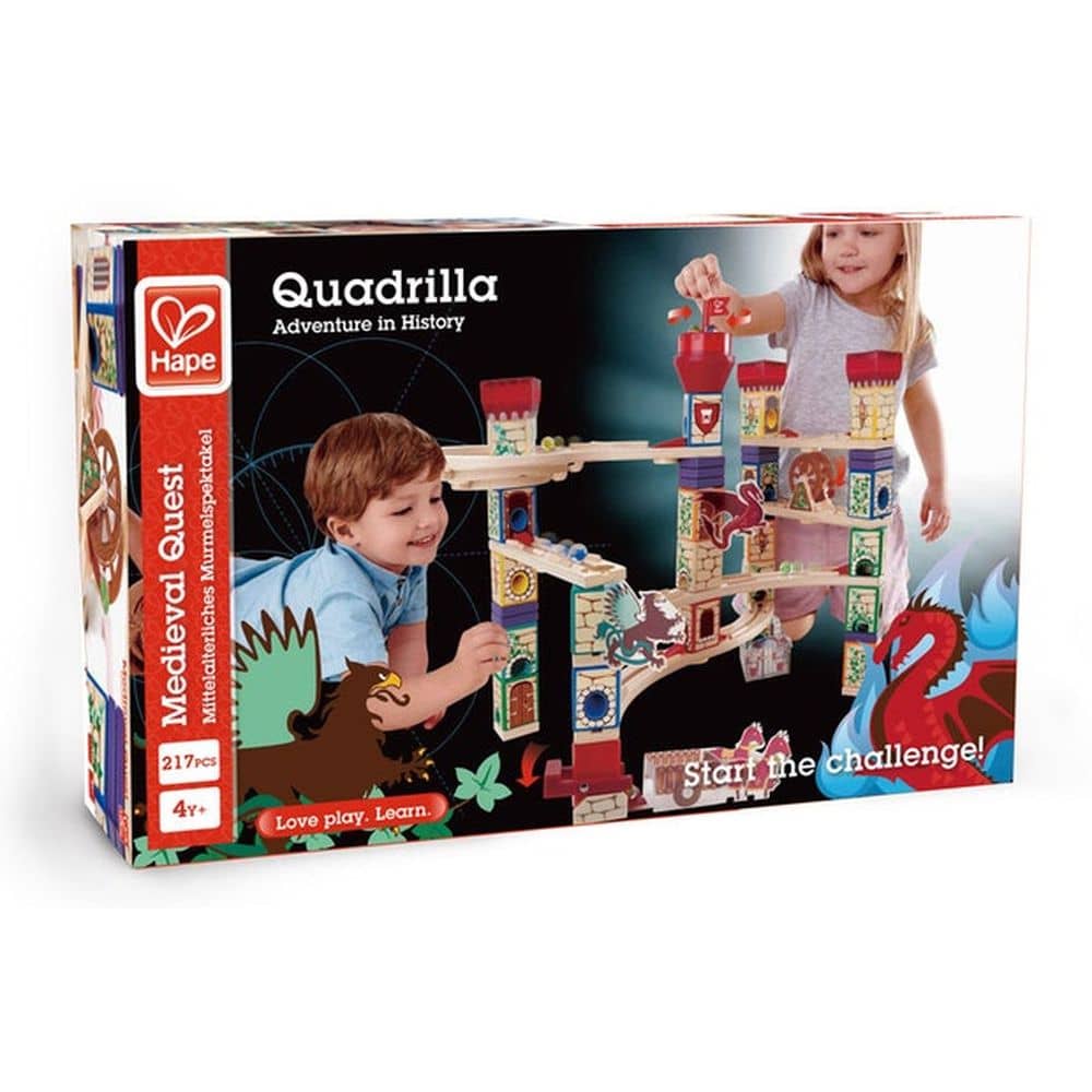 هيب 6943478018396 Quadrilla Medieval Quest Marble Run لعبة هيب 6943478018396 Quadrilla Medieval Quest Marble Run لعبة