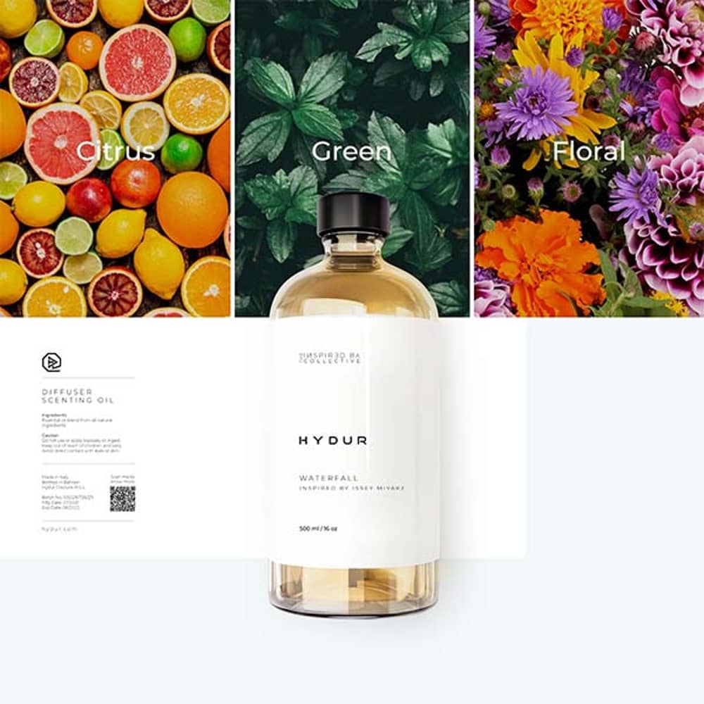 Hydur Waterfall Diffuser Scent Oil 500ml