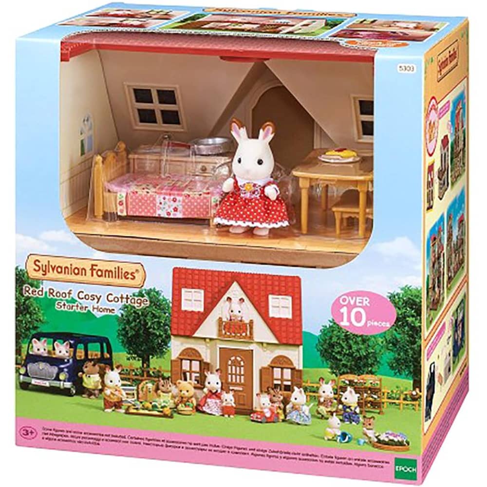 Sylvanian Families 5303 Red Roof Cosy Cottage Starter Toy