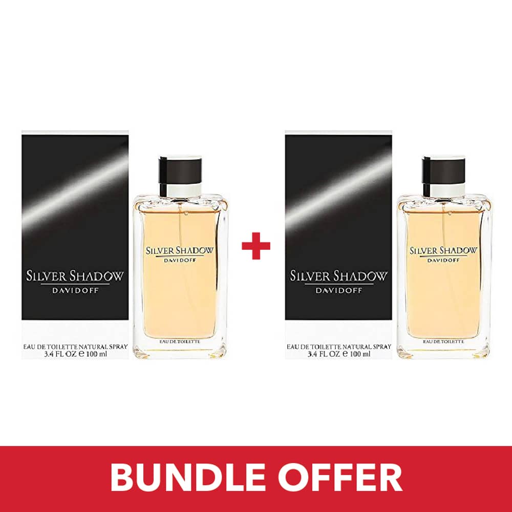 Davidoff Silver Shadow EDT Men 100mlx2 Bundle Offer Davidoff Silver Shadow EDT Men 100mlx2 Bundle Offer