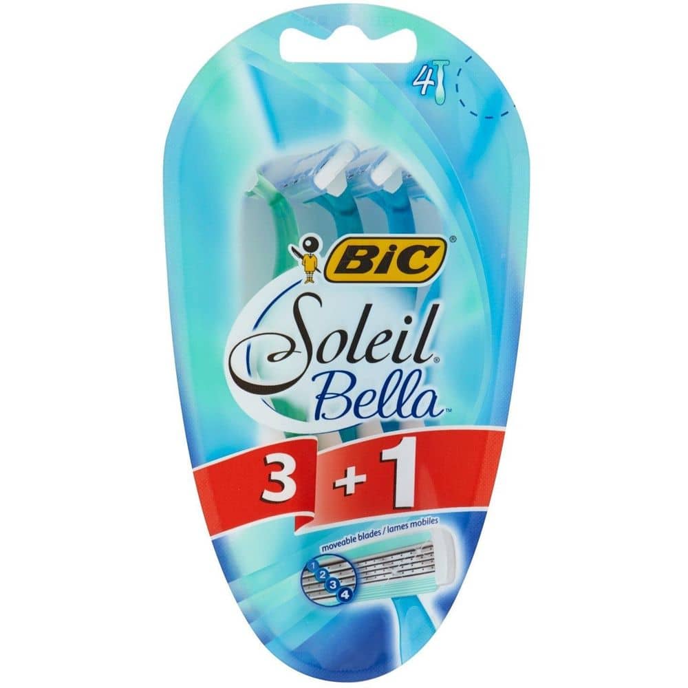 BIC Women's Soleil Bella Disposable Razor 4pc Set