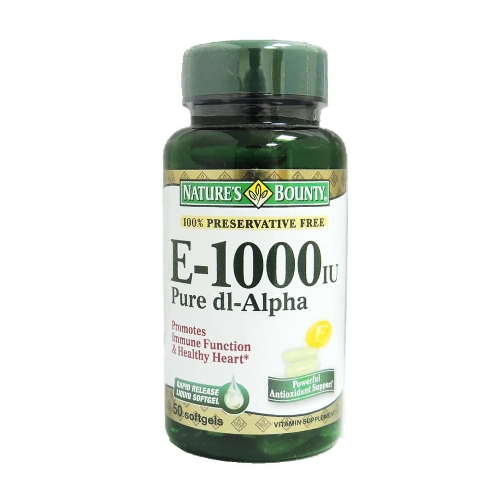 Natures Bounty E-200IU Pure Di-Alpha