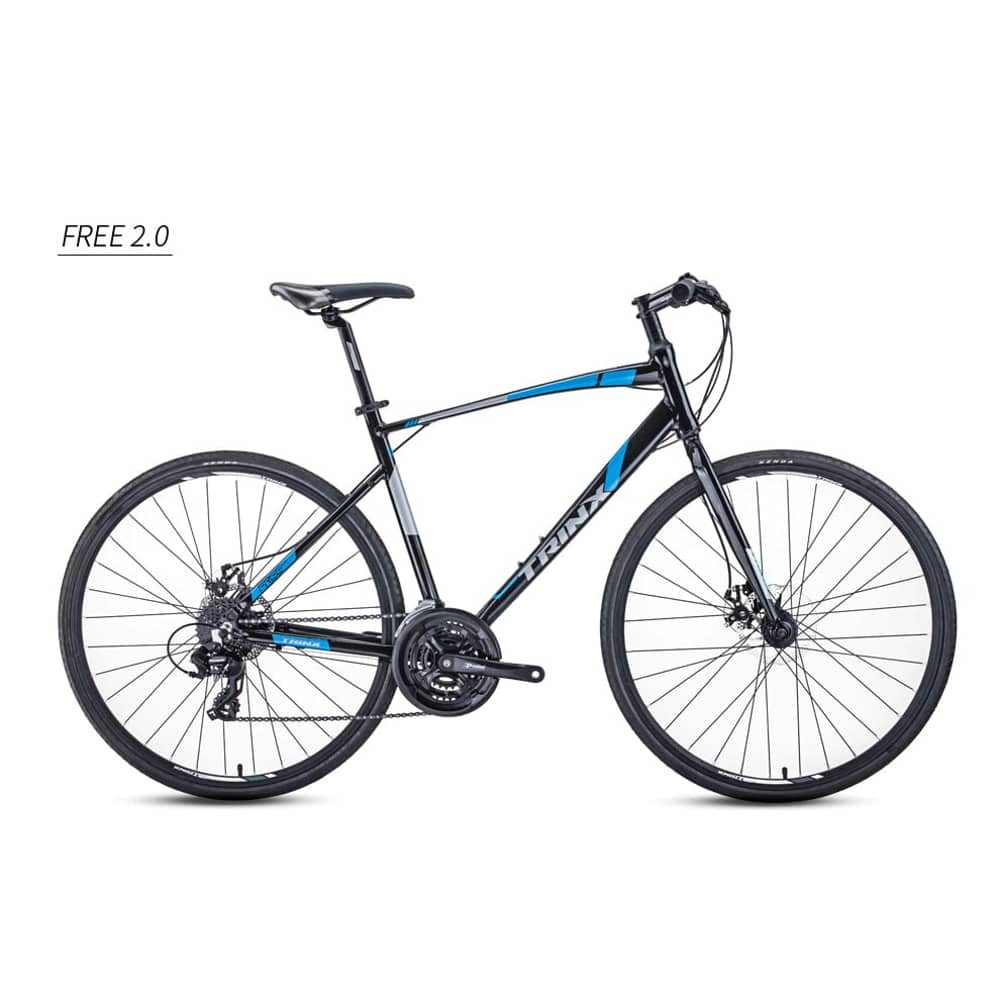 Trinx Free 2.0 Hybrid Bike 700c, Red Trinx Free 2.0 Hybrid Bike 700c, Red