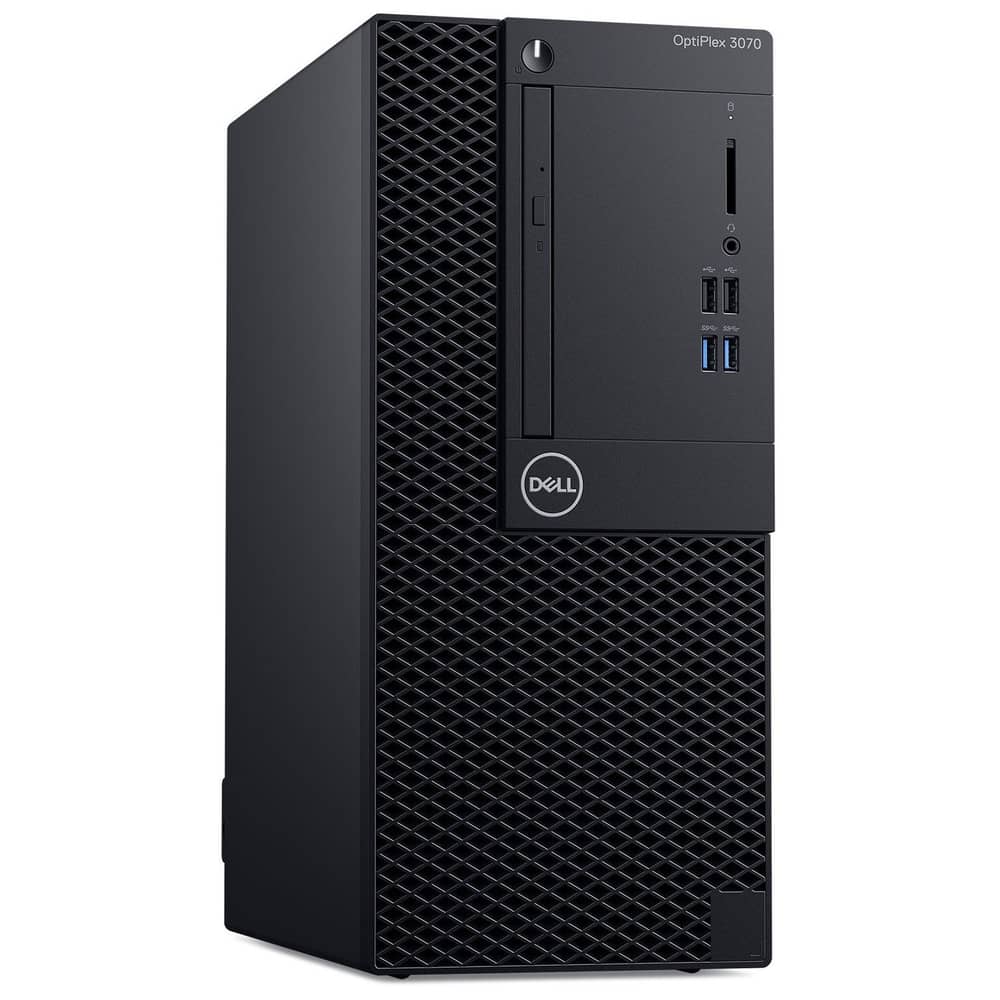 Dell Optiplex 3070 MicroTower Desktop Core i3-9100 4GB RAM 1TB HDD Ubuntu Linux 18.04 Black Dell Optiplex 3070 MicroTower Desktop Core i3-9100 4GB RAM 1TB HDD Ubuntu Linux 18.04 Black