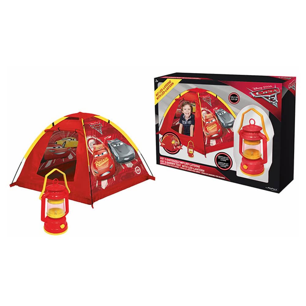 John Adams Disney Cars Garden Tent With Camping Latnern