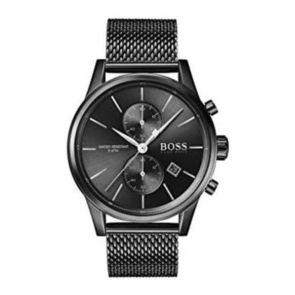 Hugo Boss 1513769 Jet Quartz Black Mesh Watch Men