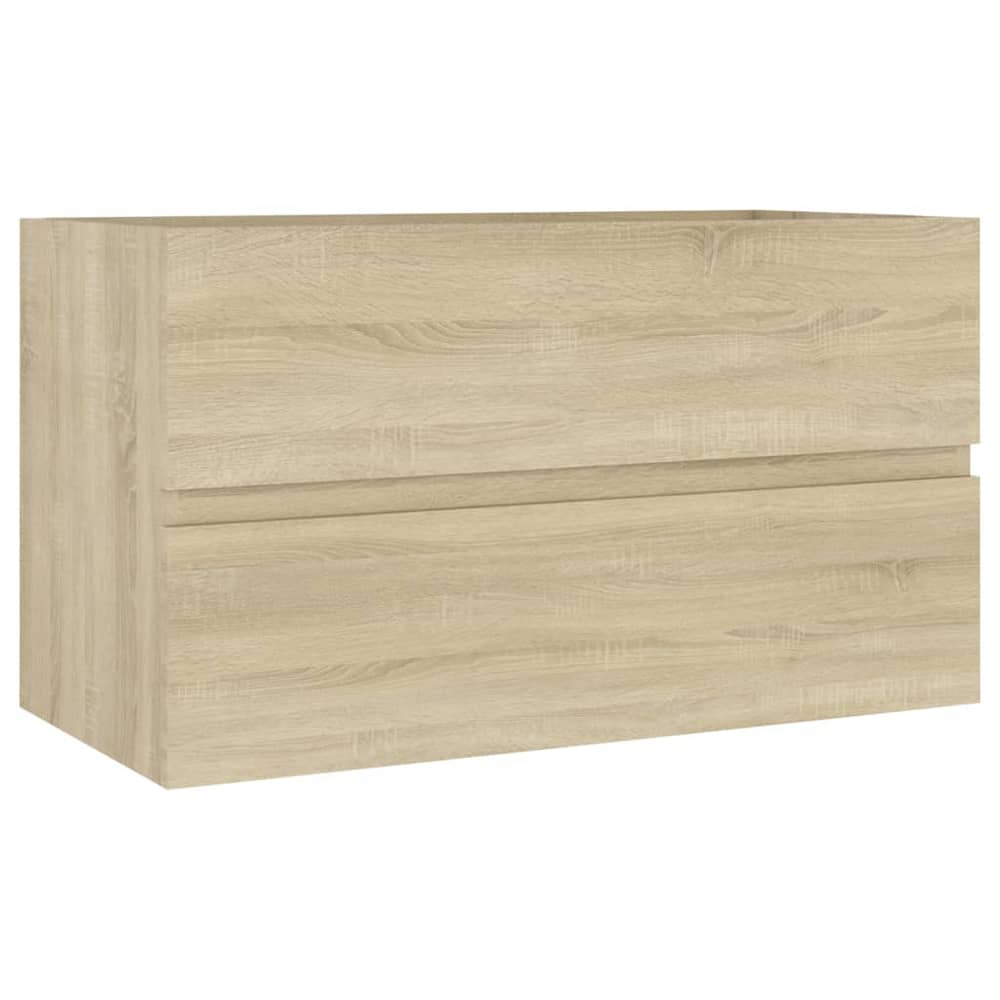 Vidaxl Sink Cabinet Sonoma Oak 80x38.5x45 Cm Engineered Wood Vidaxl Sink Cabinet Sonoma Oak 80x38.5x45 Cm Engineered Wood