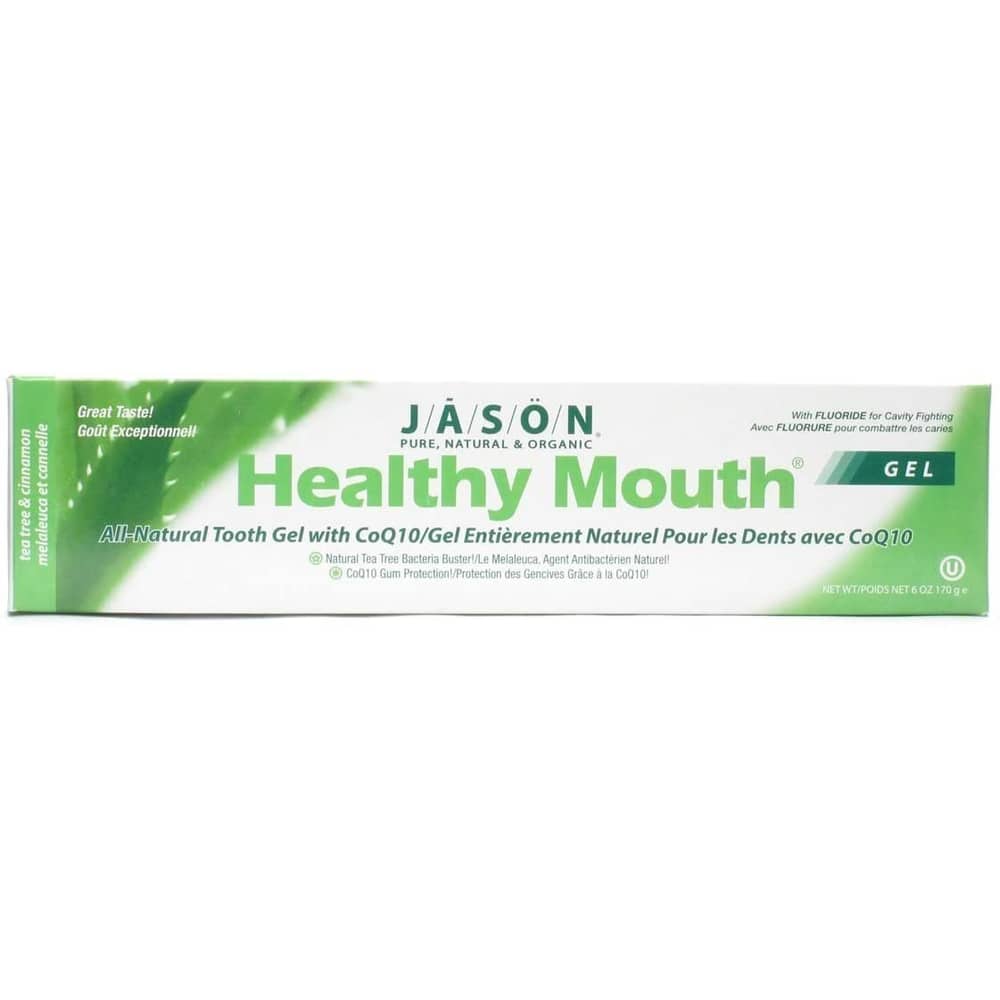 Jason Natural Products Healthy Mouth Plus CoQ10 Gel Toothpaste, 6 Ounce - 6 per case.