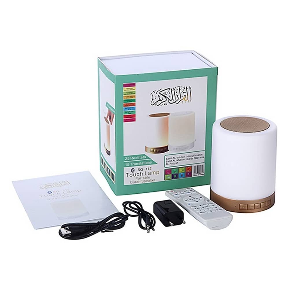 Equantu QS112 Touch Lamp Quran Speaker Equantu QS112 Touch Lamp Quran Speaker
